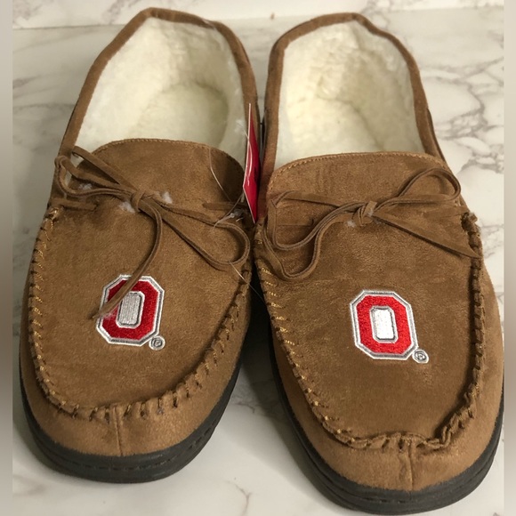 NWT FOCO NCAA Ohio State Buckeyes Moccasin Slipper XL (13-14) - Picture 3 of 10